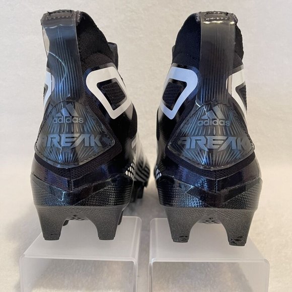 Adidas Black and White Men's Athletic Cleats - Picture 2 of 12